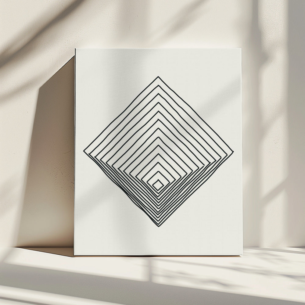 Onvolmaakte lijnen #1 | Canvas