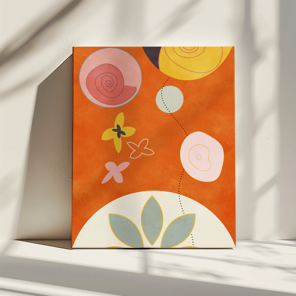 Vriendelijke kleuren 2 | Canvas