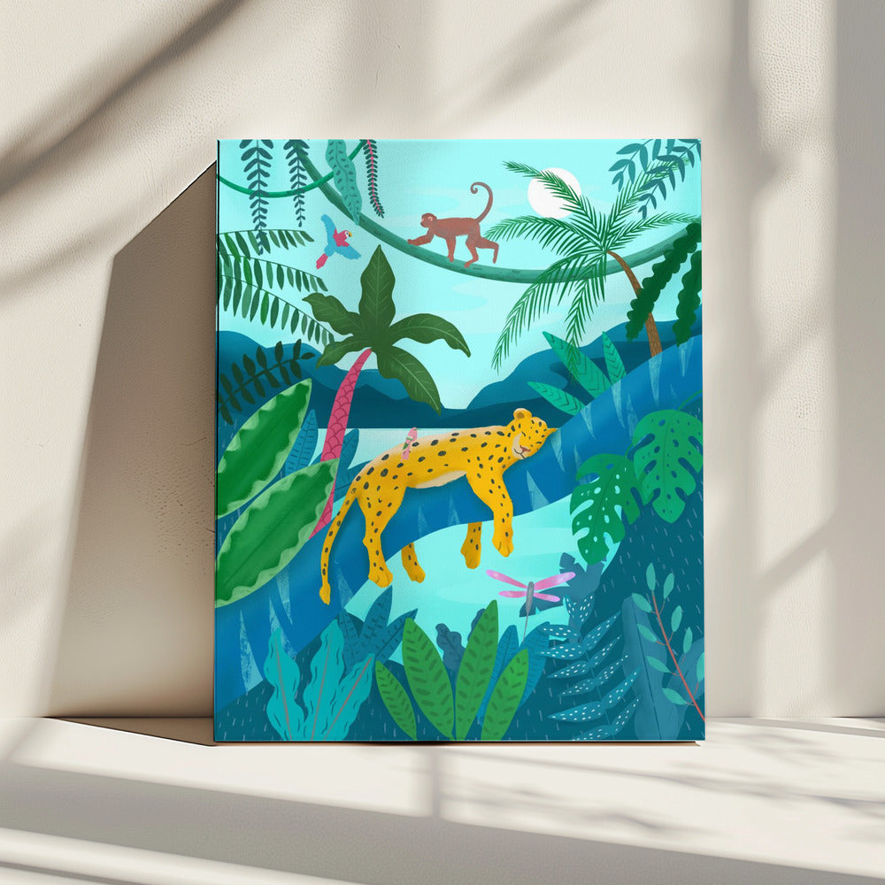 Jungle Luipaard | Canvas