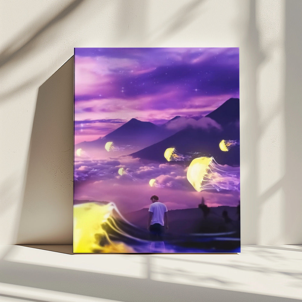 Jellyfish Mountain | Canvas