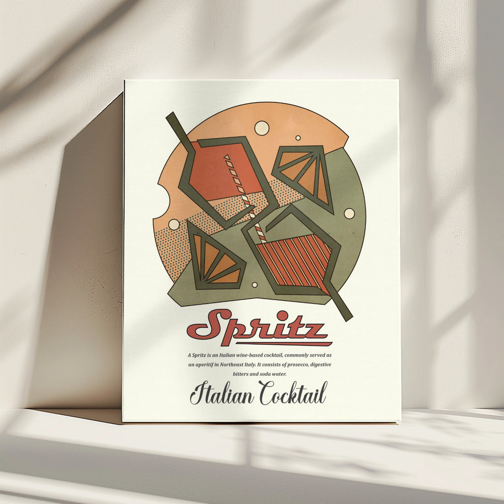 Geometrische spritzprint | Canvas