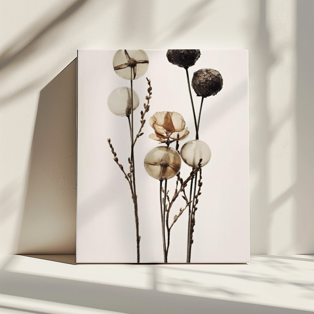 Glazen bolbloemen | Canvas