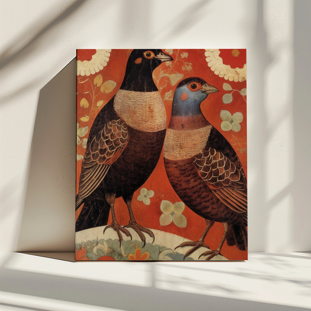 Vogele elegantie | Canvas
