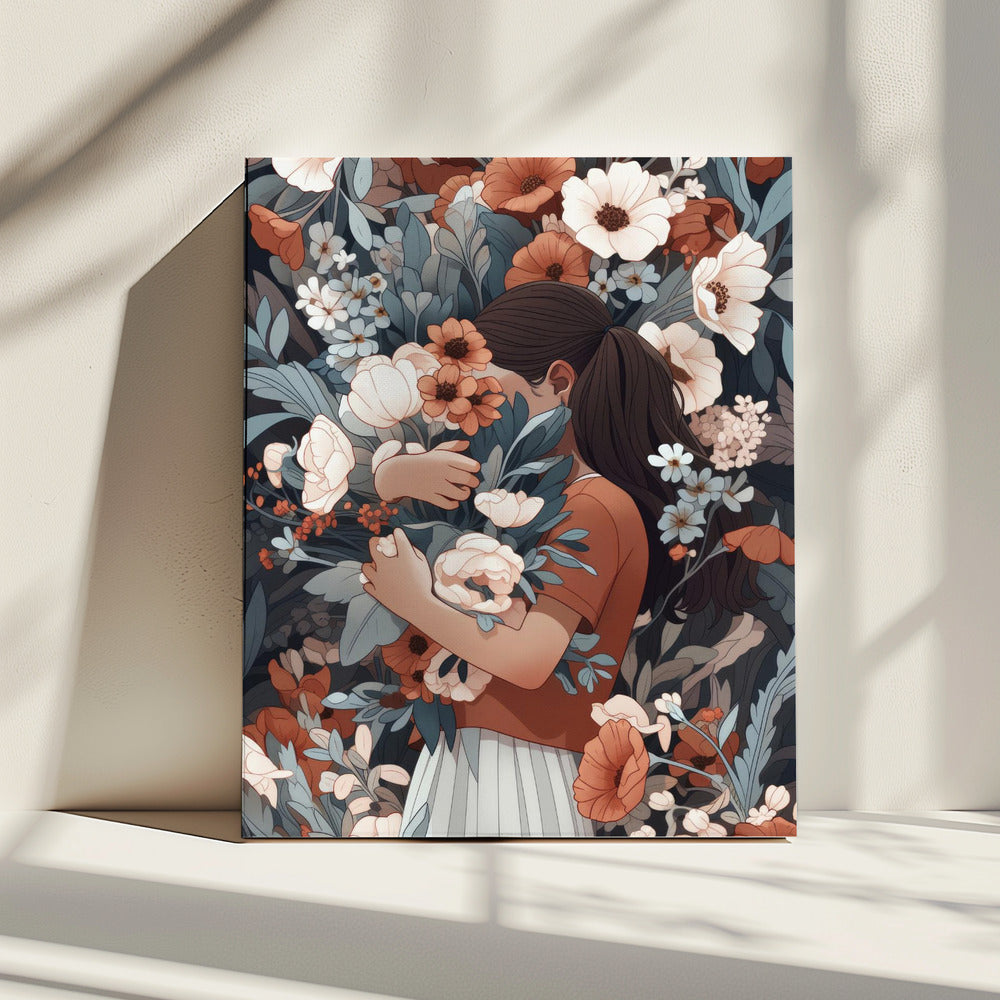 Bloemenomhelzing | Canvas