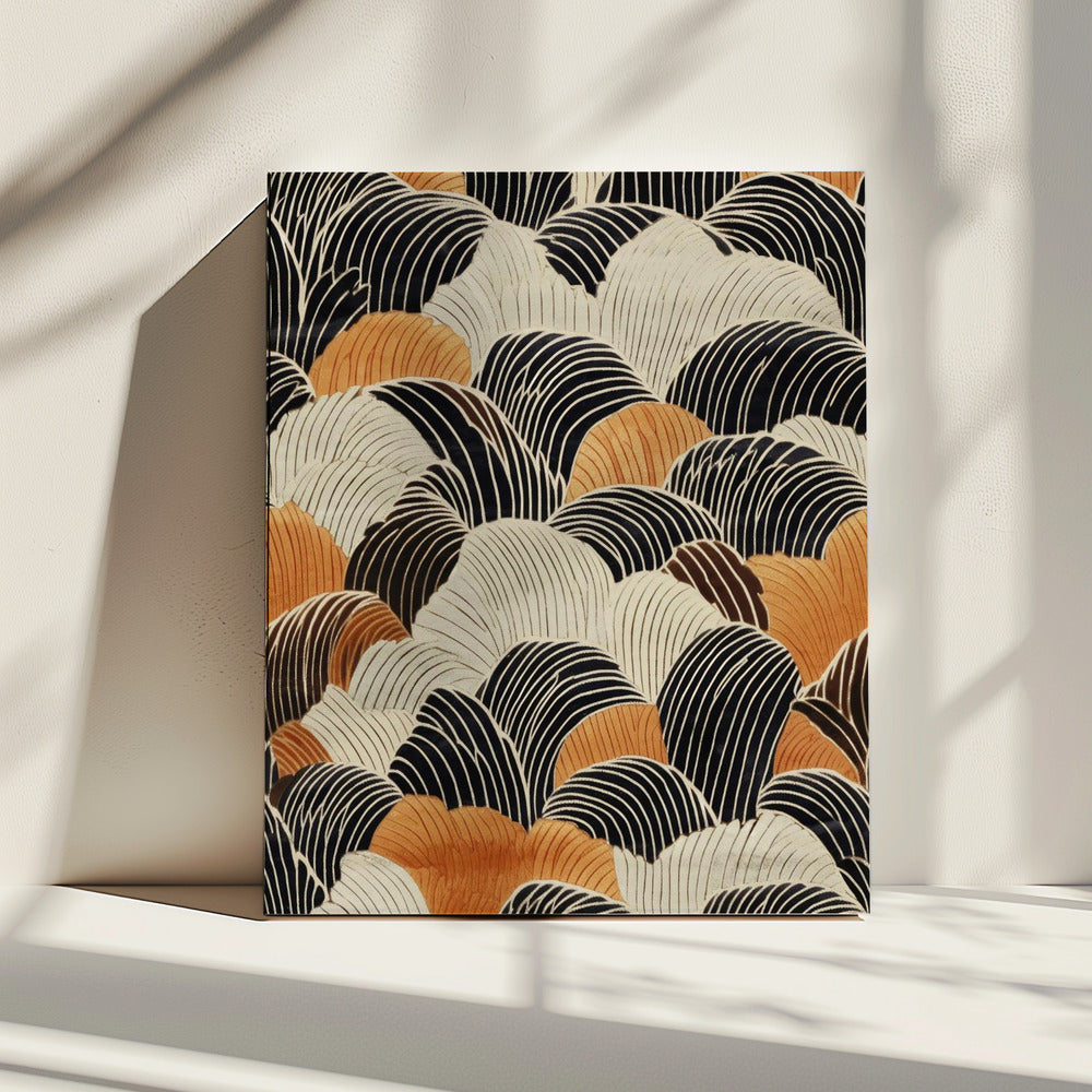 Vloeiende golven | Canvas