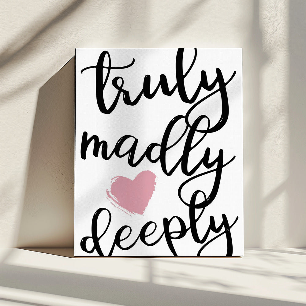 Diepe liefdessentiment | Canvas