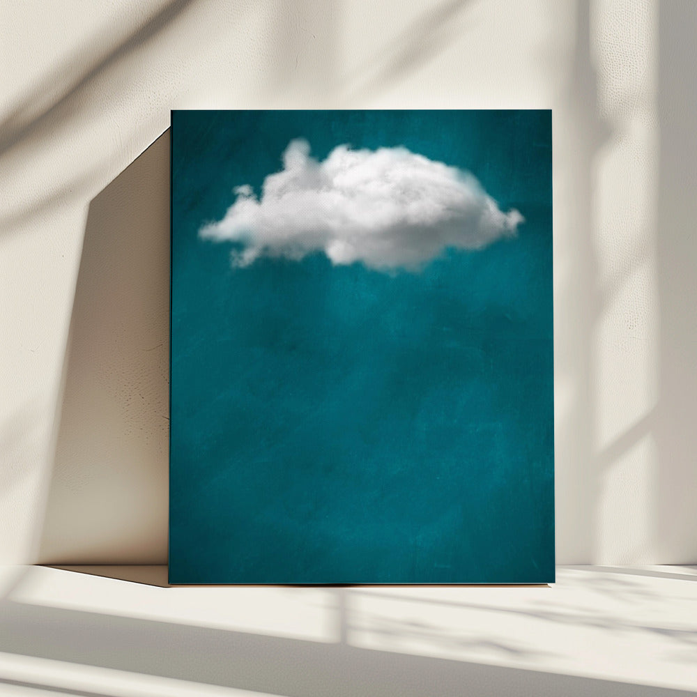 Teal Cloud nr. 1 | Canvas