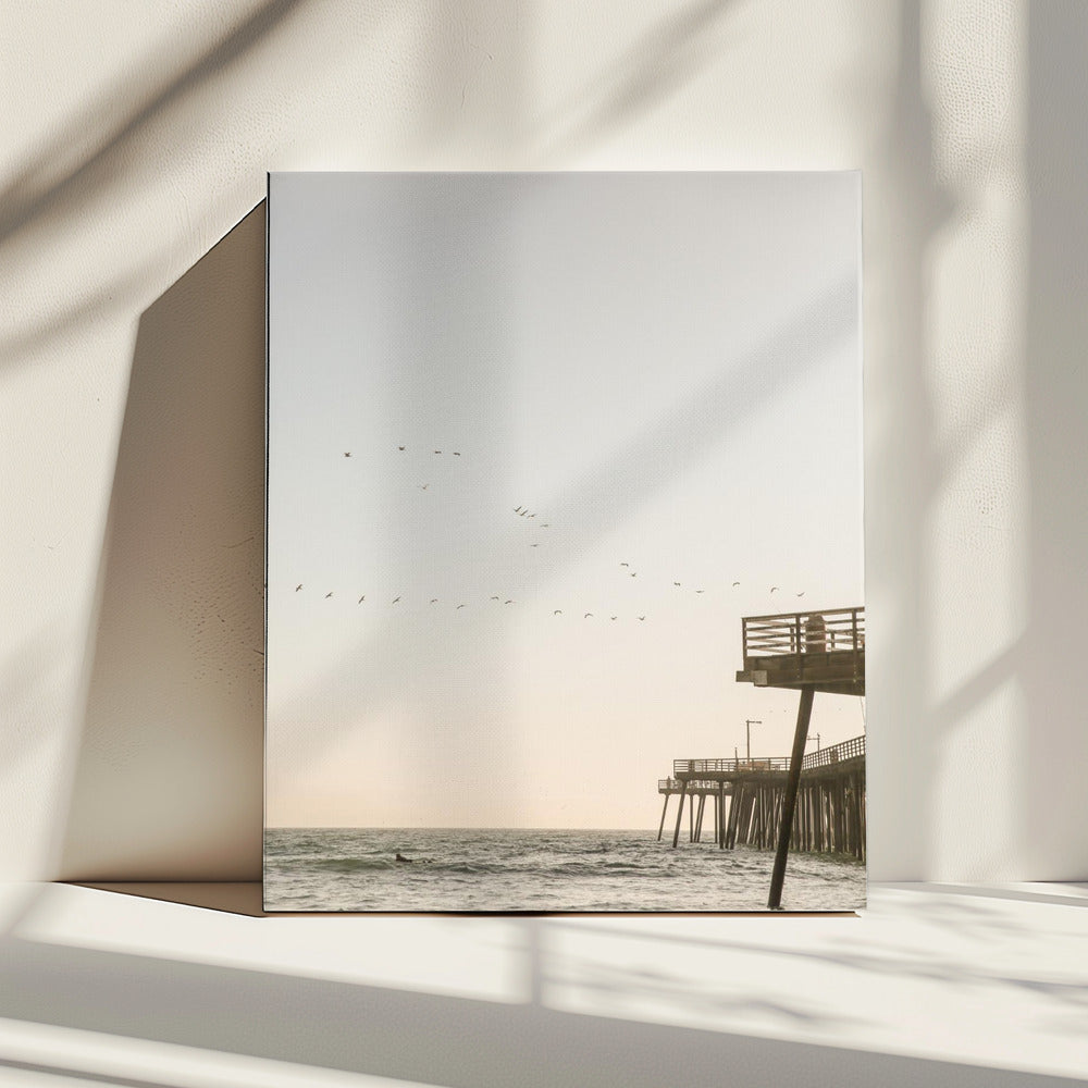 Sereniteit aan zee | Canvas