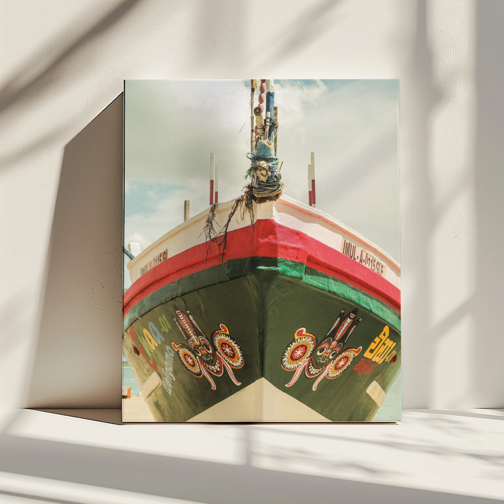 Levendige scheepsgevel | Canvas