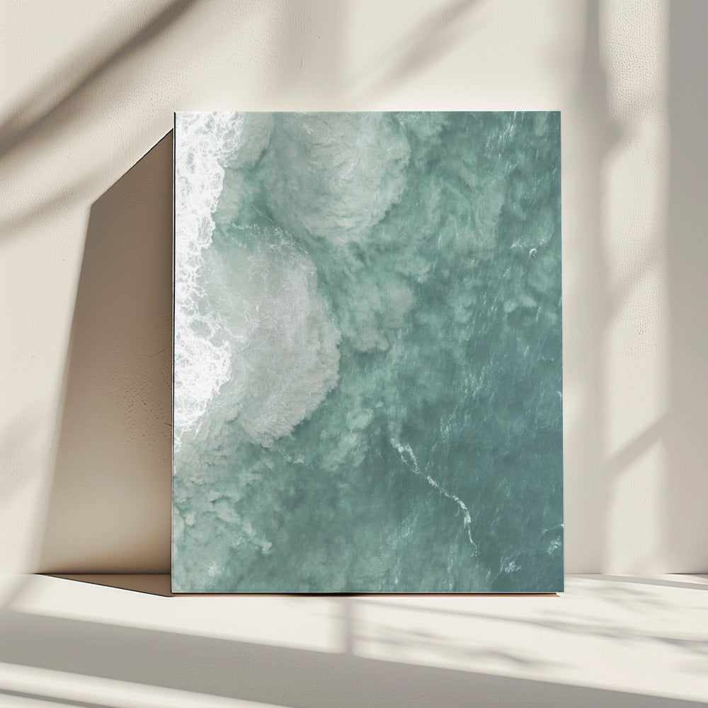 De zachte werveling van de oceaan | Canvas