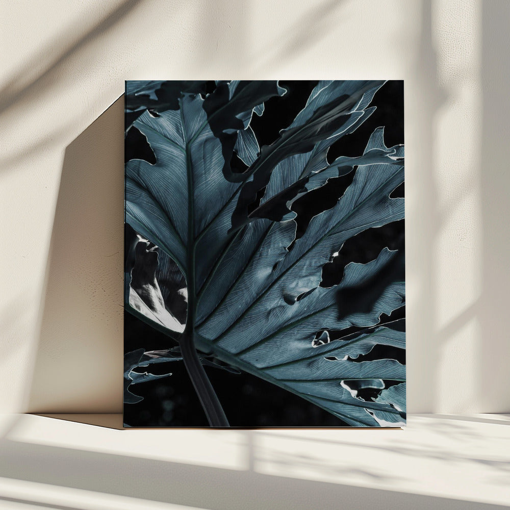 Bladrijk schaduwlandschap | Canvas