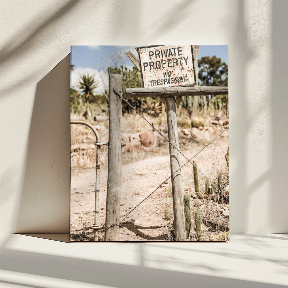 Verboden pad | Canvas