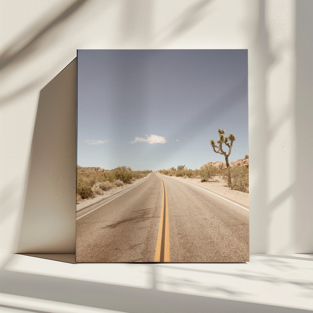 Verlaten snelweg | Canvas