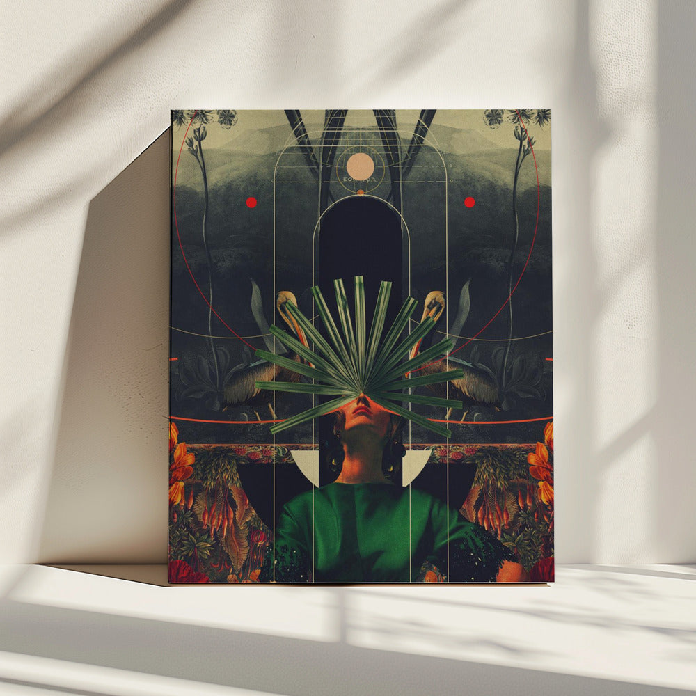 Ze zag de evenaar | Canvas