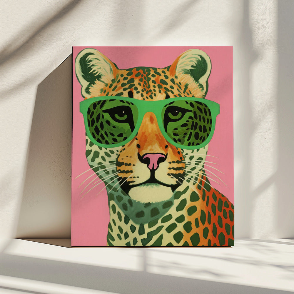 Cool kattenportret | Canvas