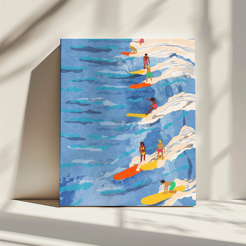 ontspannen surfen | Canvas