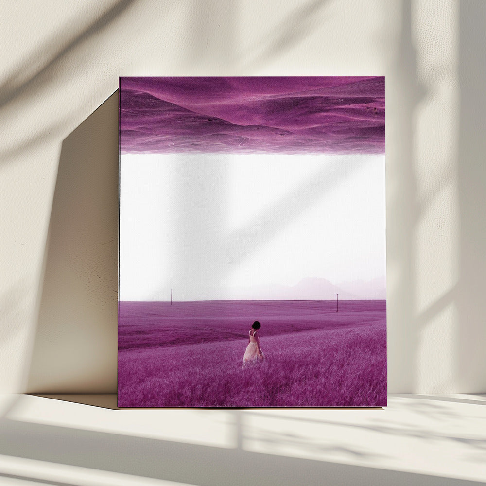 Paarse velden | Canvas