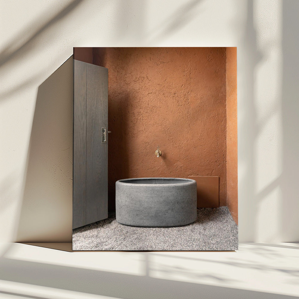 Betonnen bad | Canvas