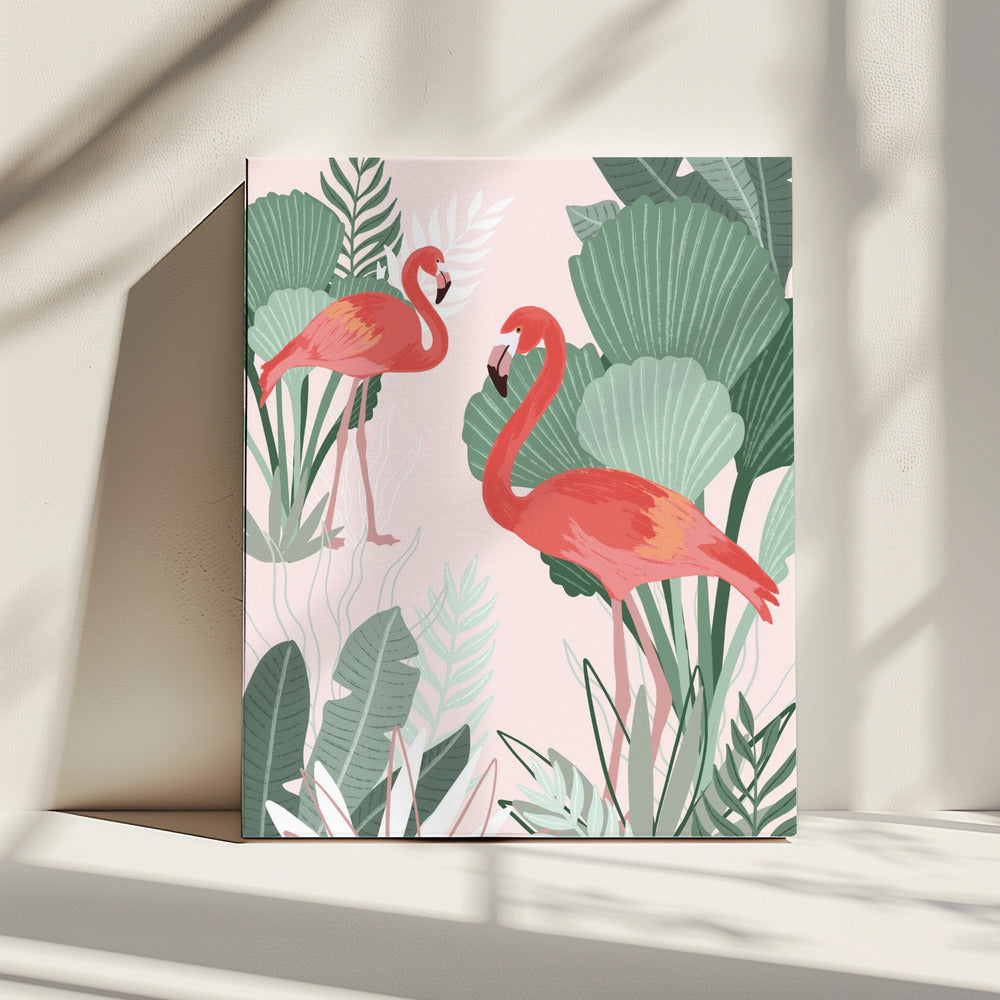 Flamingo Dromen | Canvas