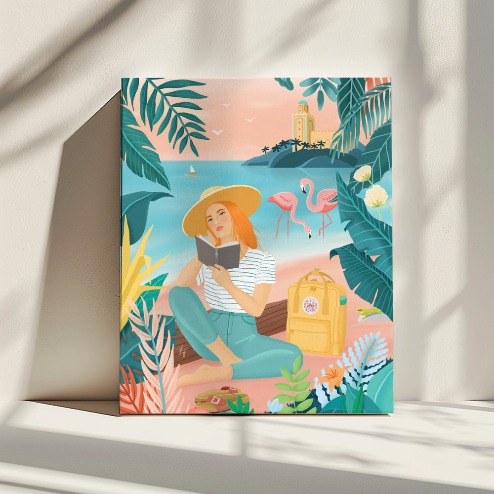 Flamingo's | Canvas