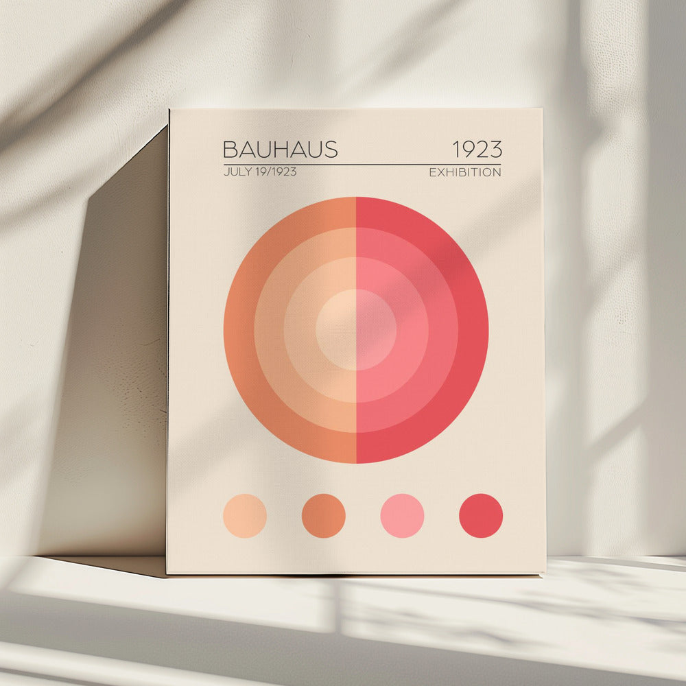 Bauhaus-cirkels | Canvas