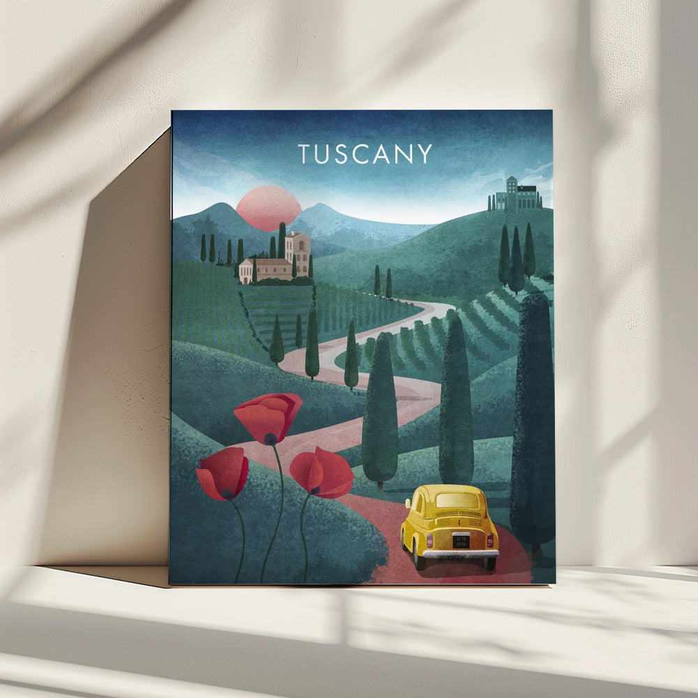 Toscaanse droomrit | Canvas