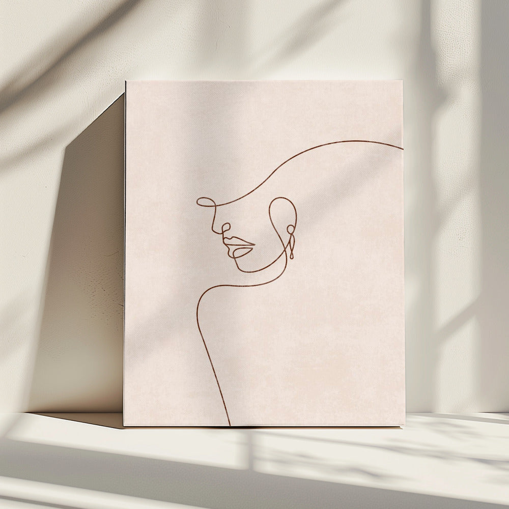 Welsprekende lijn | Canvas