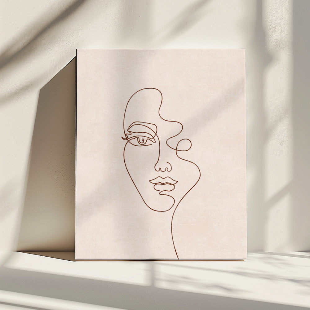 Gecontourde elegantie | Canvas