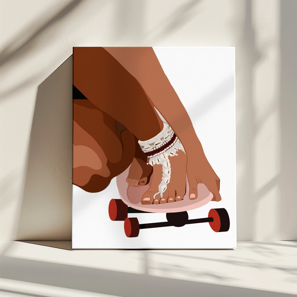Sierlijke rit | Canvas