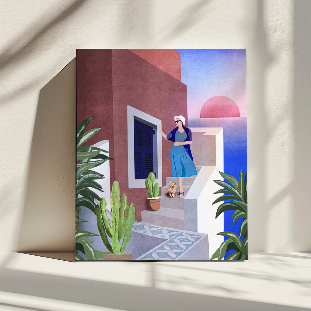 Zonsondergang Sereniteit | Canvas