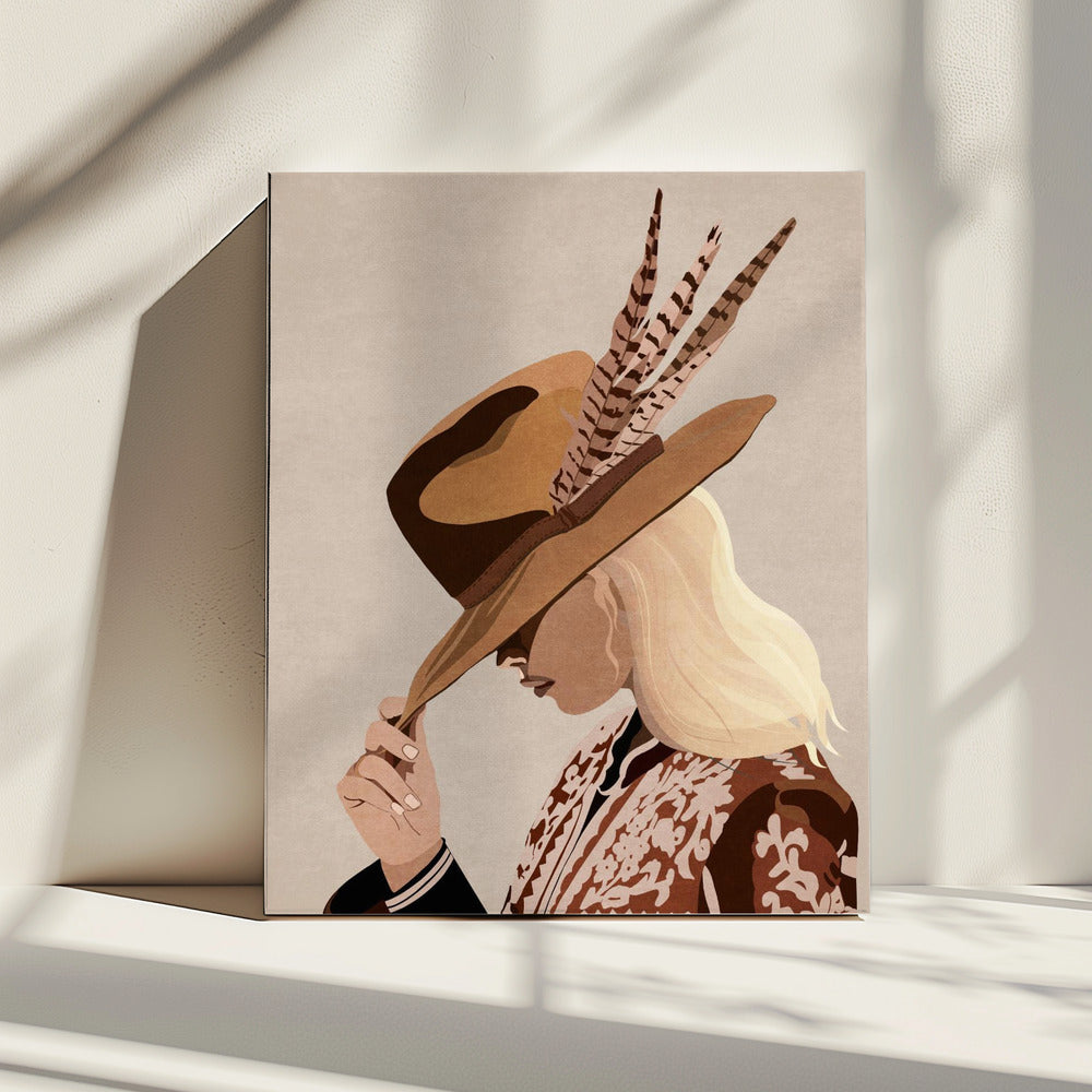 Gevederde elegantie | Canvas