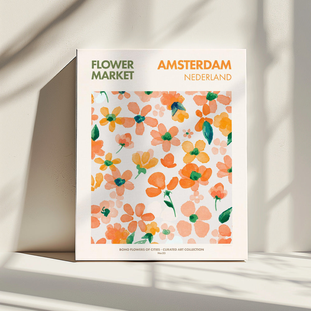 "Levendige Bloemen" | Canvas