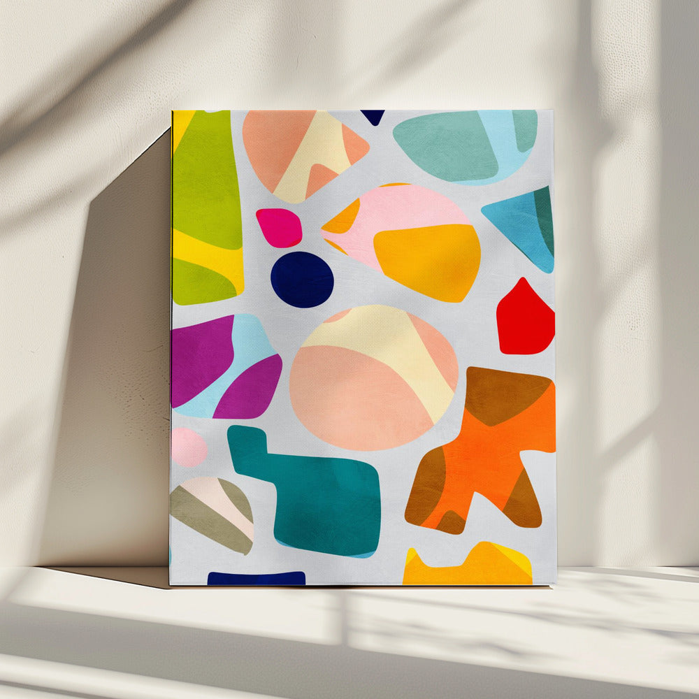 Zomerse knipsels | Canvas