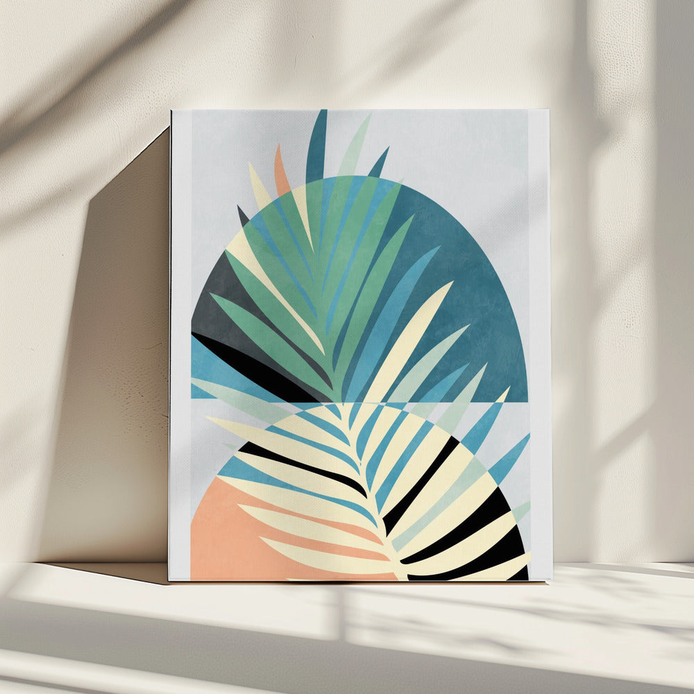 Ruimtes Blauw Kopie | Canvas