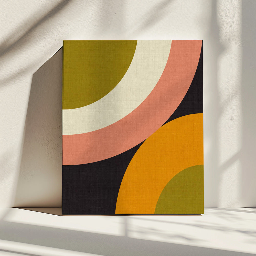 Geo Shapes Herfst 21 Afgerond | Canvas