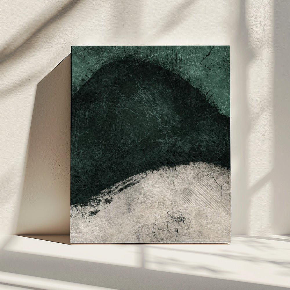 Middernacht Smaragd Nr. 3 | Canvas