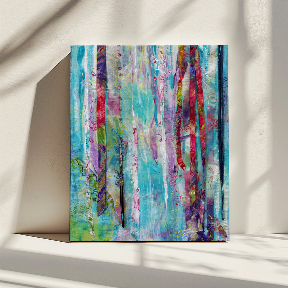 Grillige bossen | Canvas
