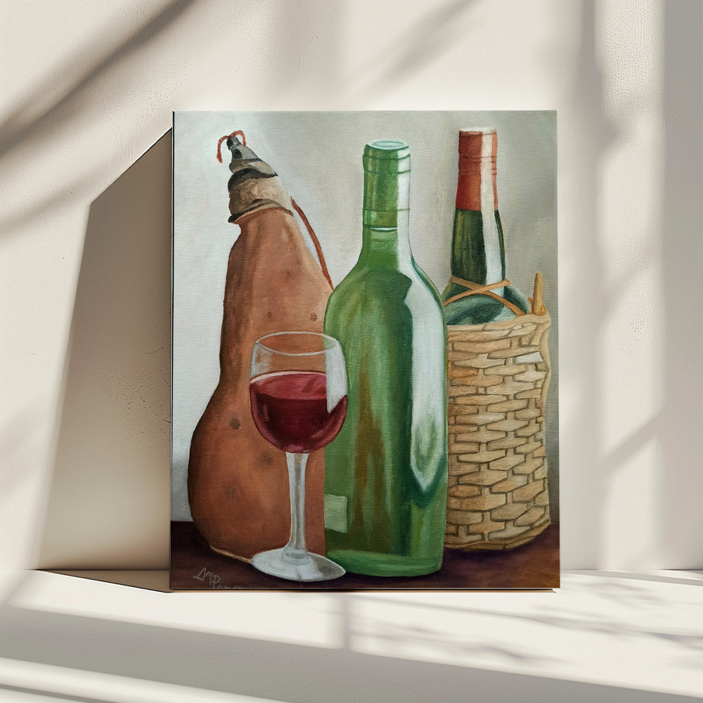 In de wijnmakerij | Canvas