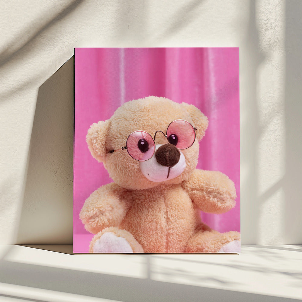 Hippie in roze | Canvas