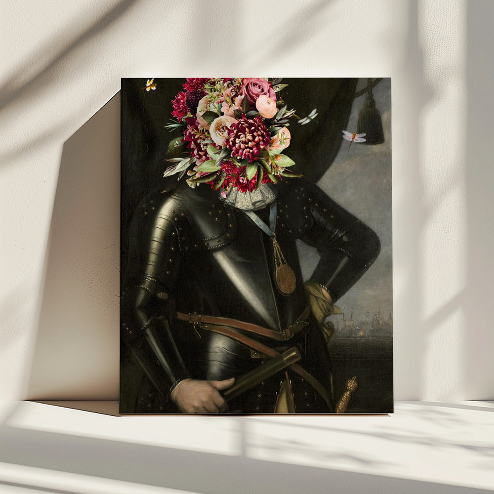 De donkere ridder | Canvas