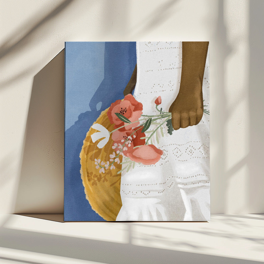 Gevoel van blauw | Canvas