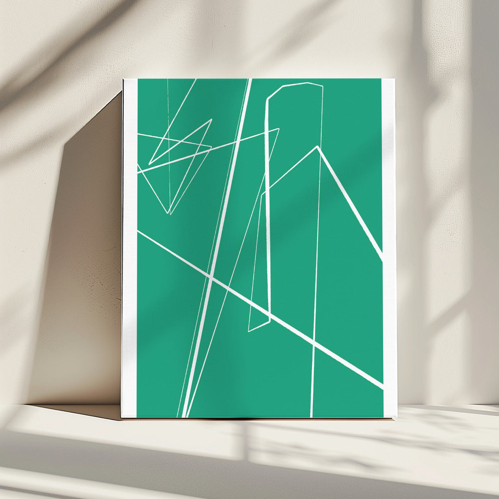 Geometrische ontsnapping | Canvas