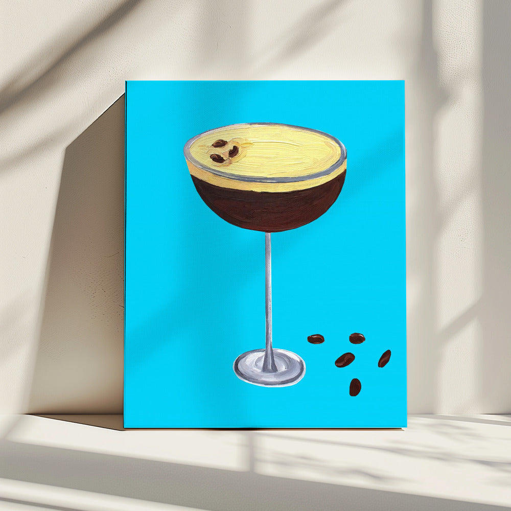 Espresso Martini Hemelsblauw | Canvas