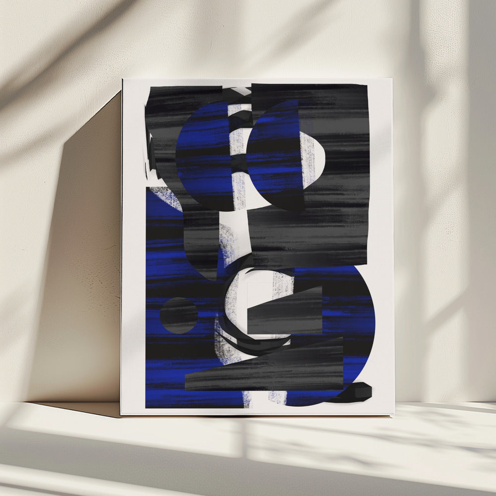 Abstracte streep minimale collage 28 | Canvas