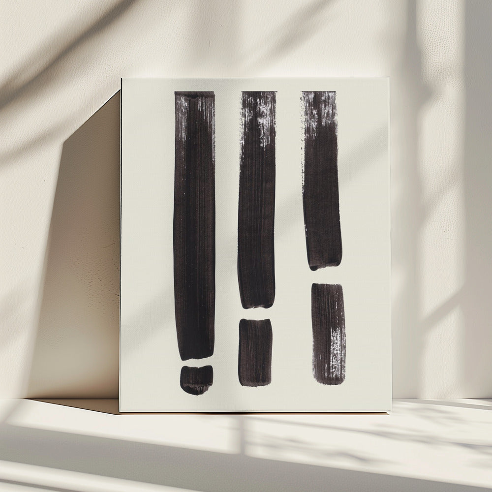 Inktmotief 8 | Canvas