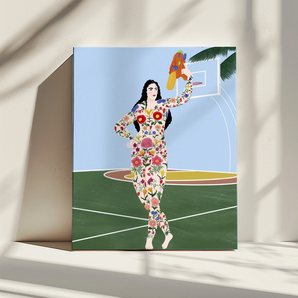 Een jonge dochter van de Hood | Canvas