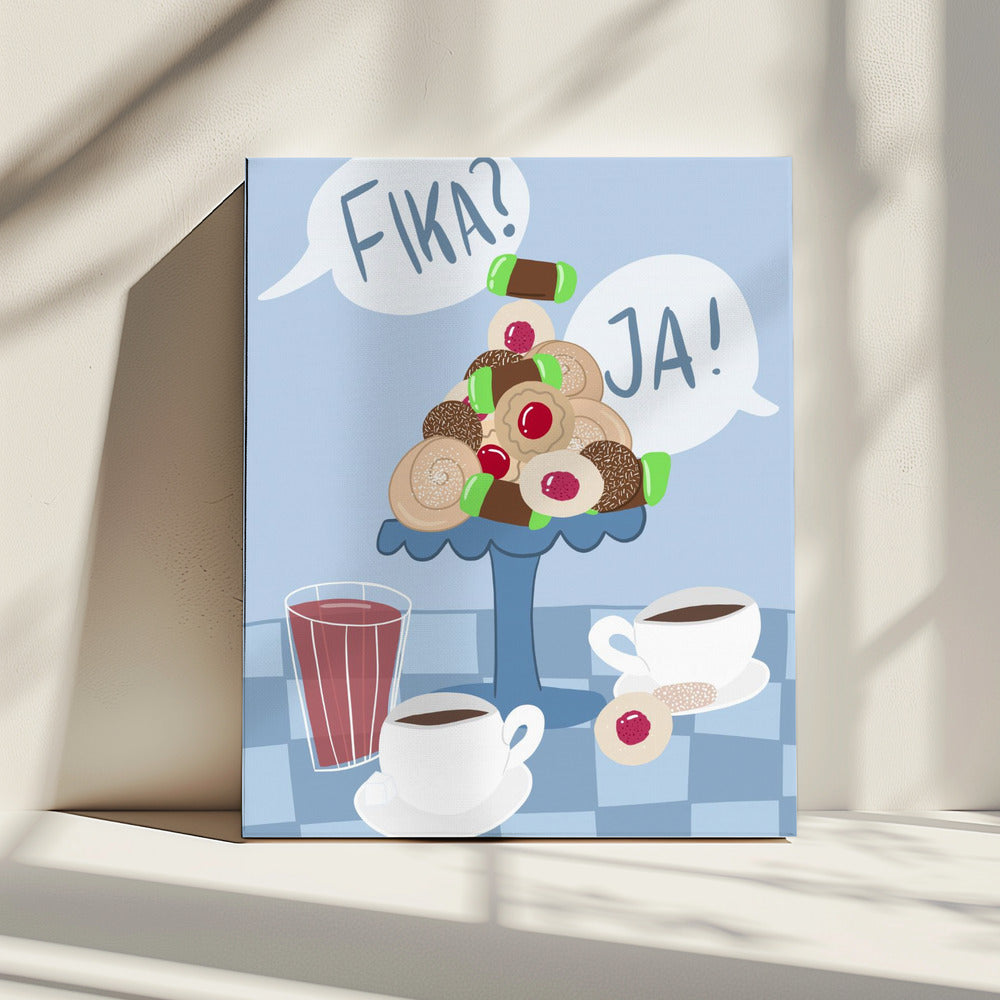 Zweedse Fika Delight | Canvas