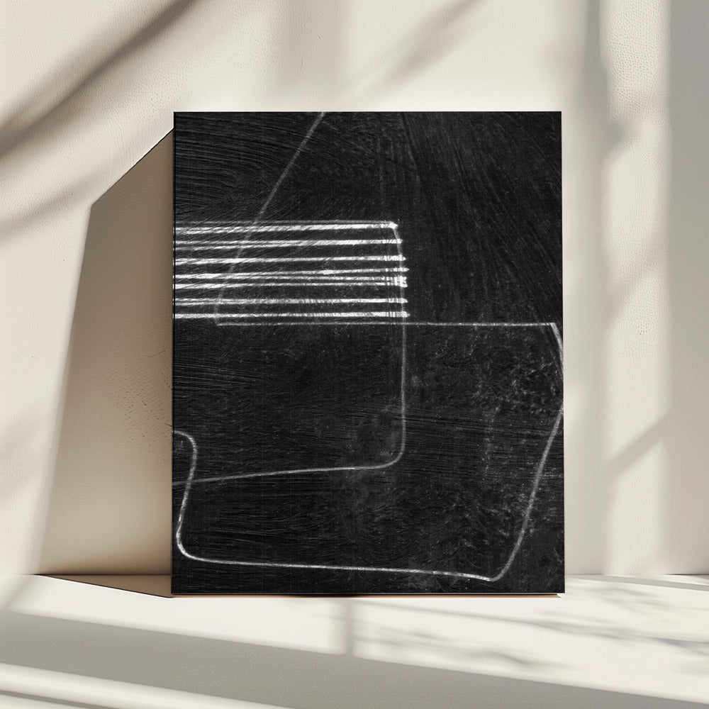 Zwart 3 | Canvas