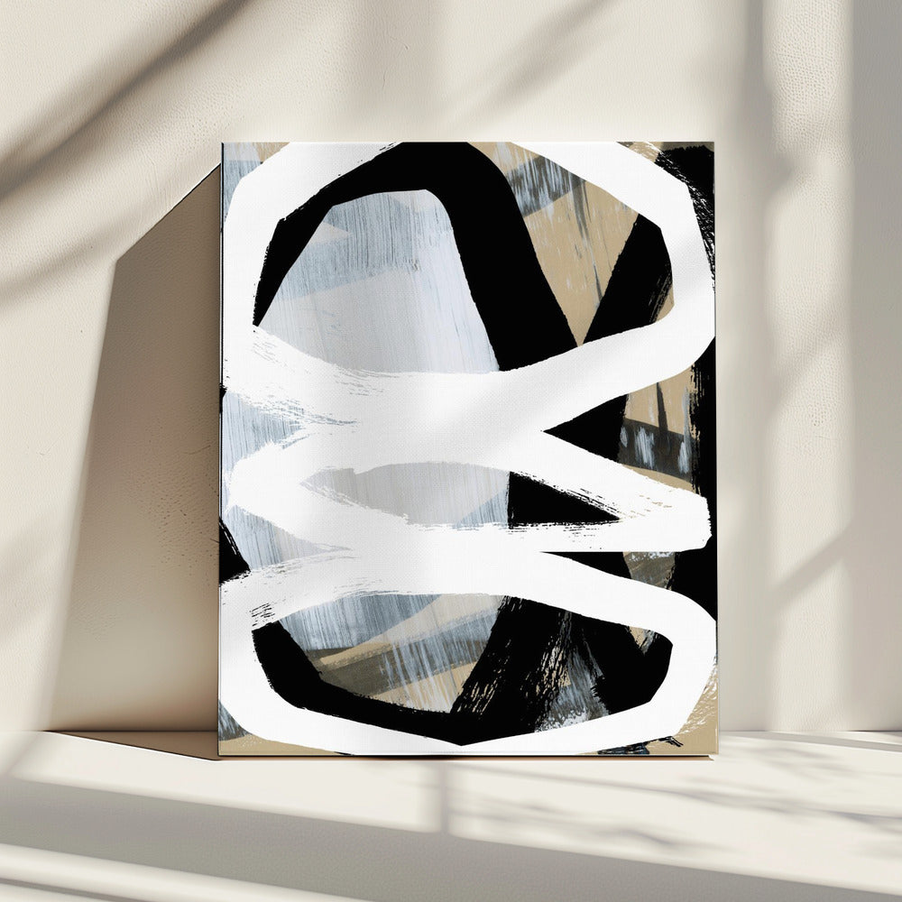 Vet Zwart Op Wit Nr. 3 | Canvas
