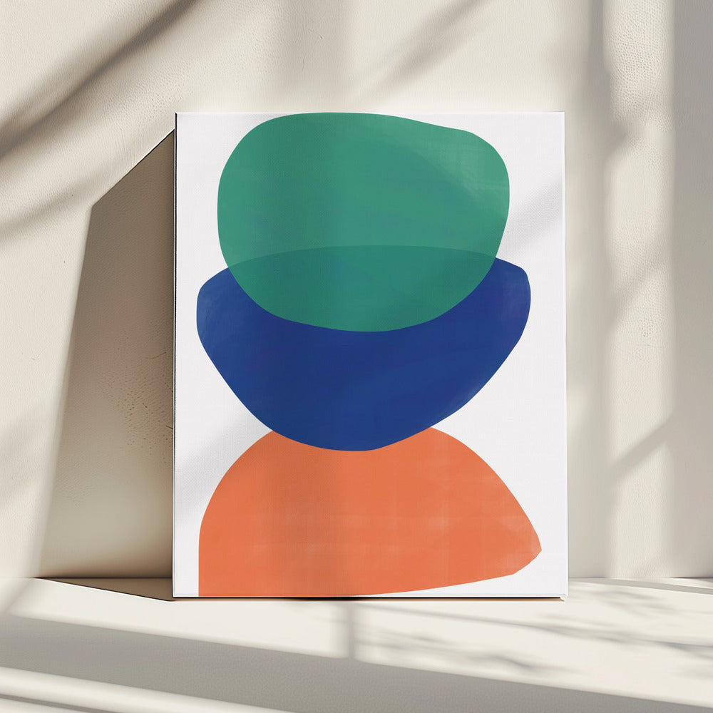 Grote vorm reliëf nr. 2 | Canvas